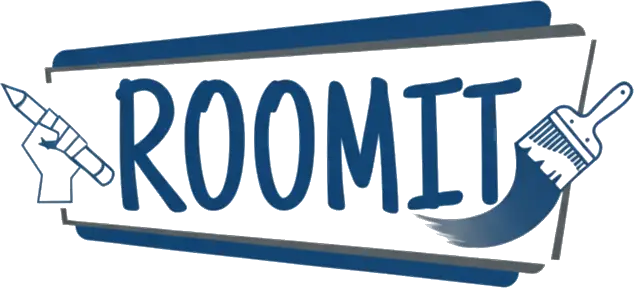 Roomii logo lettering detail